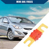 Car Motorcycle Boat Gold Tone Red 5 x 50A Mini ANL Fuses