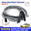 Fits Toyota Corolla KE10 KE20 KE30 KE70 4D Sedan Glass Run Door Channel Felt x4