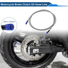 Motorcycles Oil Hose Line / 220cm / Brake Clutch Silver Tone