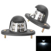 Car Truck SUV Universal 12V 6 LED White License Plate Lights