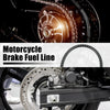 10mm Motorcycle Braided Brake Clutch Oil Hose Fitting Ends Black