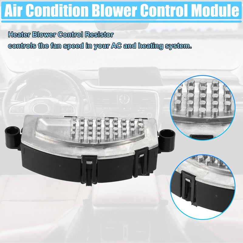 Jeep HVAC Blower Motor Resistor (Fits Black & Silver Tone)