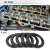 Oil Seal 80x110x10mm Seal Ring Rotary Shaft Nitrile Rubber 5 Pcs