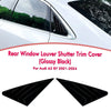 Audi A3 8Y (2021-2024) Gloss Black Rear Side Window Louver Cover