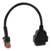 Harley Davidson 4Pin to 16Pin OBD2 Diagnostic Tool Adapter Cable