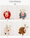 Christmas Tree Adorable Reindeer Pom Decoration Pendant