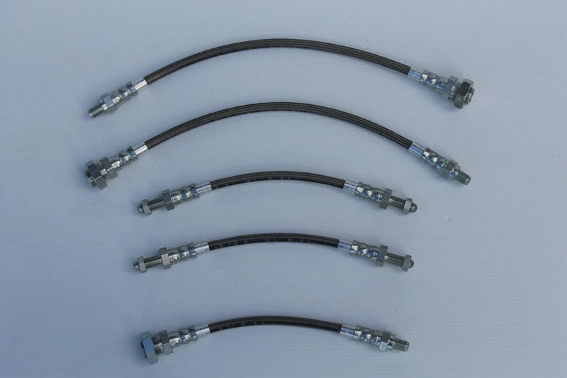 Classic Mini Cooper S Braided Brake & Clutch Hose Set (All Years)