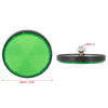 Motorcycle 6 Pair / M6x1.0 / Green Universal Screw Mount Warning Reflector