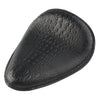 Harley Bobber Chopper Black Alligator Leather Solo Driver Seat