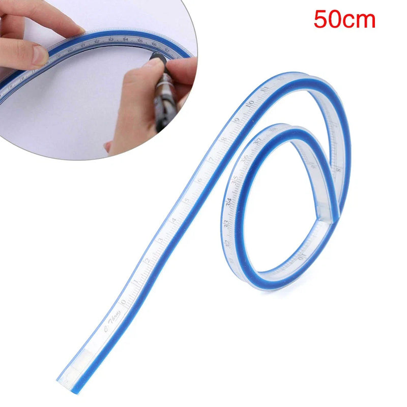 Drawing & Painting - Measuring Tool Flexible Curve Ruler 60cm