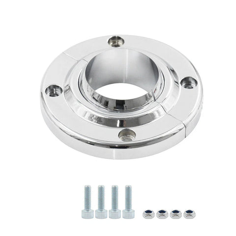 SBC BBC 2" Aluminum Alloy Swivel Steering Column Floor Mount Chrome