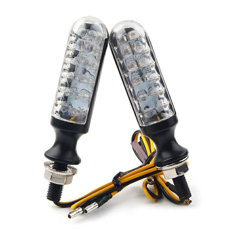 Various Models 2 x Universal Motorcycle Turn Signal Lights (12V)