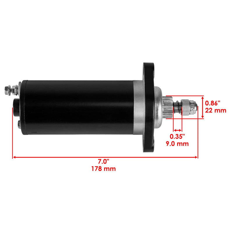 9.9HP Yamaha Outboard 1984-1990 9.9EL / 9.9ES / 9.9S / 9.9L Starter Motor