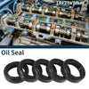Oil Seal 18x25x7mm NBR Rubber Black 5Pcs