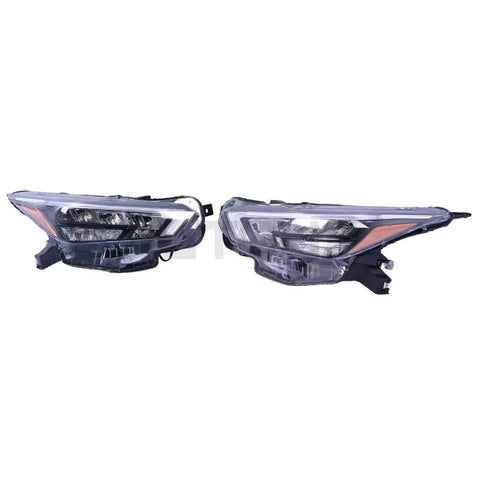 Nissan Versa Pair LED HeadLight Assembly Set Left Right Side (2020–2024)