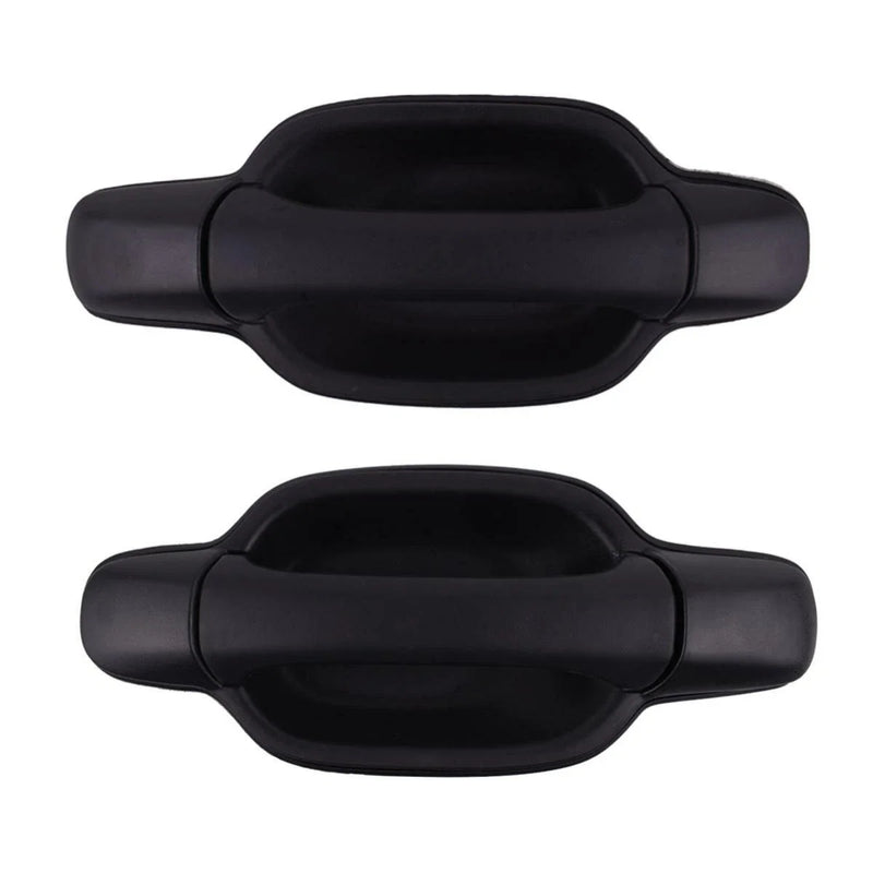 LH+RH Rear Outer Door Handles Black Fits Isuzu D-max Holden Rodeo UTE 2003-11