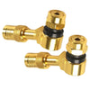 Suzuki Hayabusa GSXR600 GSXR750 GSXR1000 2 x Angle Wheel Tire Valves (2000-2023)