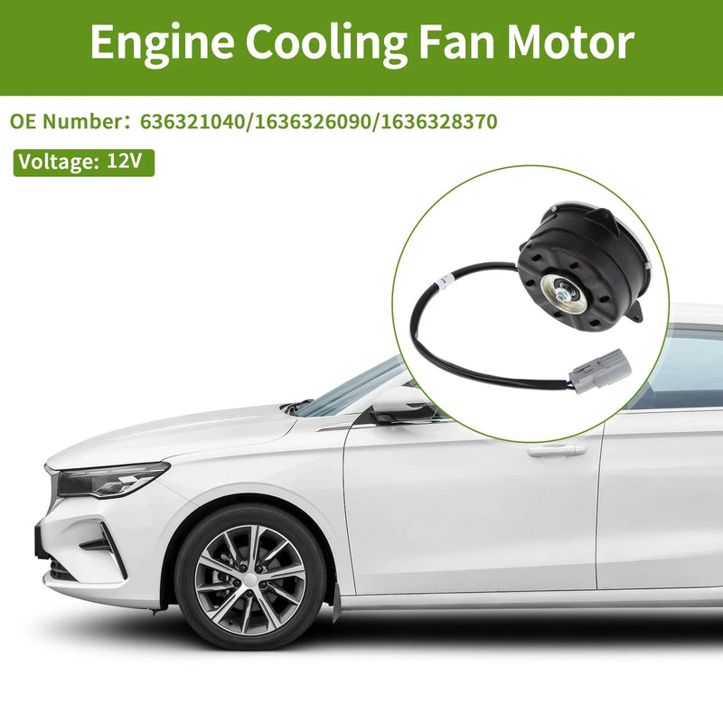 Toyota RAV4 Engine Cooling Fan Motor 1x (2002-2012)