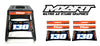 Matrix A2 Matrix A2 Motorcycle Stand Stickers - Custom Graphics