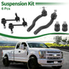 Ford Edge 6 Pcs Front Suspension Kit Tie Rod Ends Sway Bar Links (2007-2014)