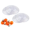 Harley Davidson Glide Front Rear Turn Signal Lights Clear Lens Covers