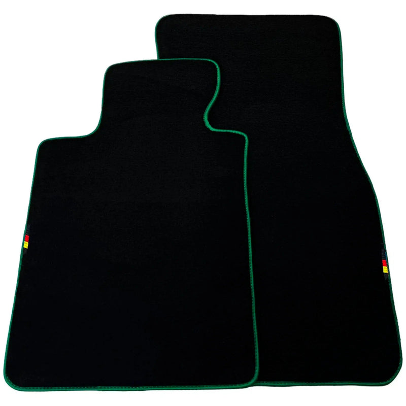 BMW M5 E39 with Green Trim Black Floor Mats (1998-2003)