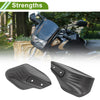 Motorcycles Knuckle Protector Dark Brown Plastic Set Universal Hand Guard
