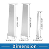 Ford Maverick (2022-2023) Silver Tone 7pcs Door Pillar Window Trim
