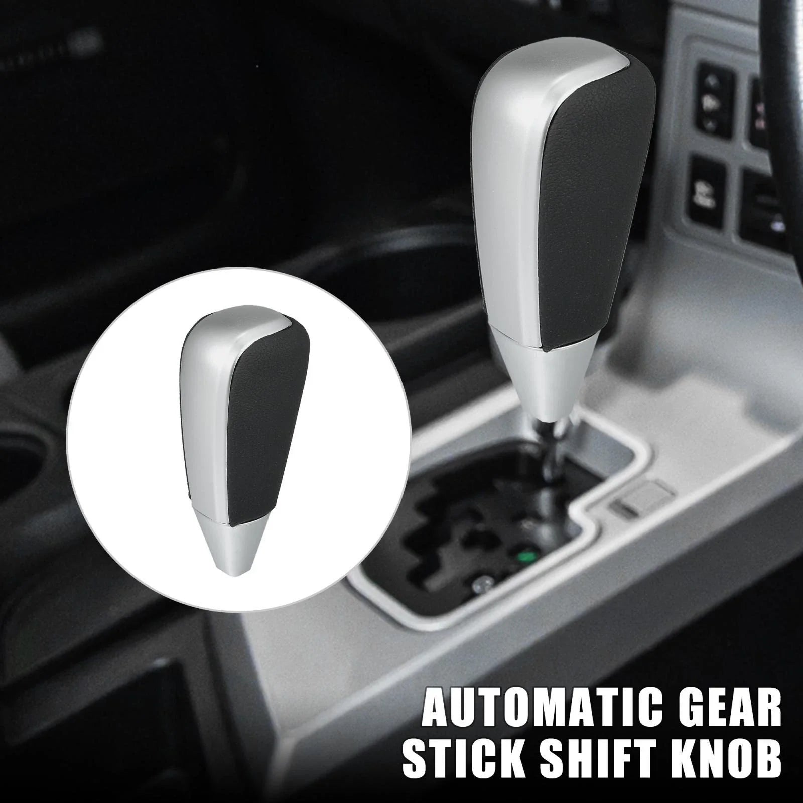 Gear Stick Shift for Toyota Land Cruiser Black Faux Leather (2008-2021)