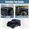 Jeep Wrangler JK JL Hardtop 4 Door 2007-2021 with Zippers SUV Car Cover