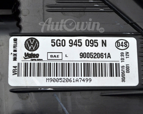 OEM 2015-2019 Volkswagen Golf MK7 Left Side Rear Tail Light