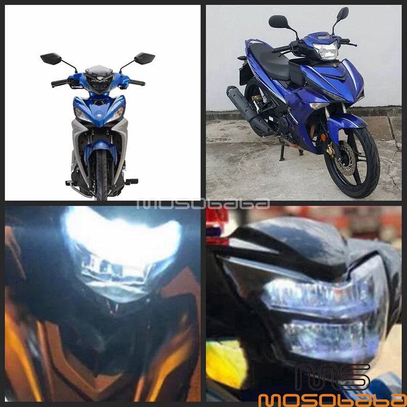Yamaha LC135 1Pc Black LED Headlight (V2-V6)