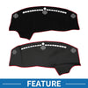 Dodge Challenger (2015-2024) Black Red Dash Cover Mat