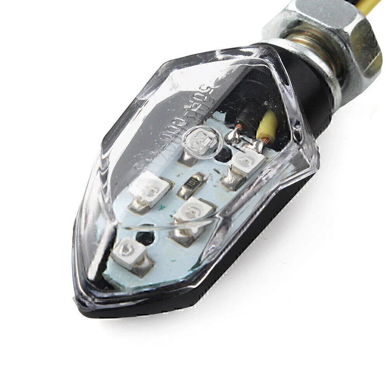 Universal Motorcycle LED Turn Signal Amber Indicators Lights