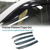 Honda Fit (2021-2023) Side Vent Visors Black Window Deflectors 1 Set