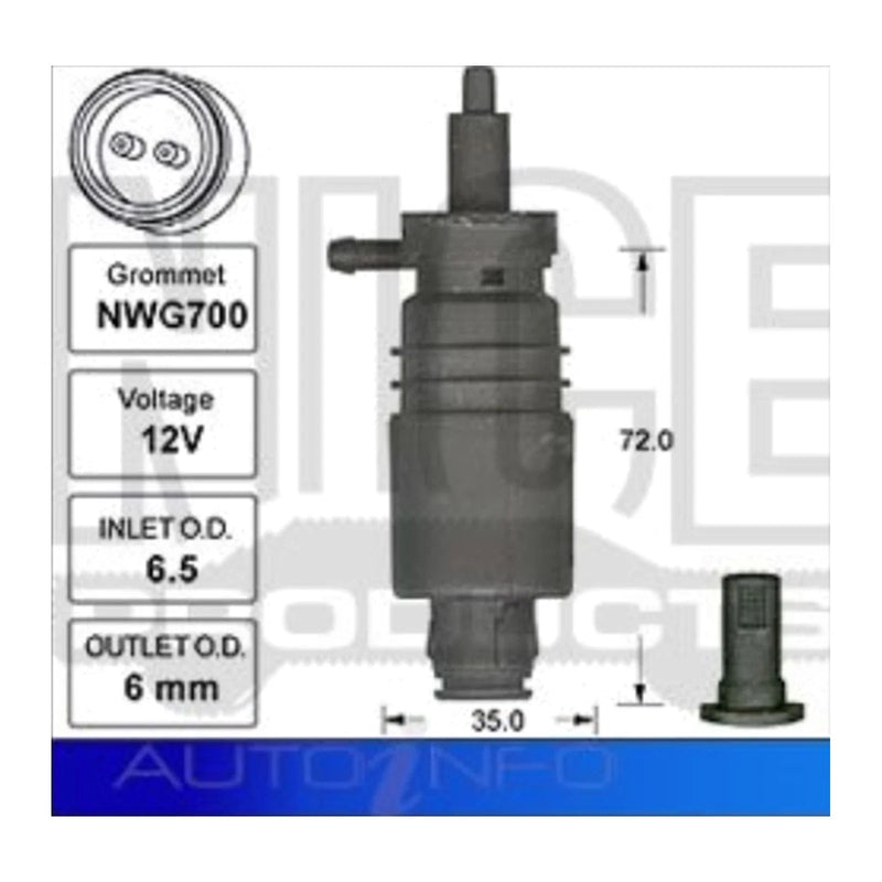 Audi A4 B5 Windscreen Washer Pump 2.8L (1997-1997)