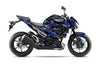 Kawasaki 2017-2023 Strike Blue Z400 Graphics Stickers Decals