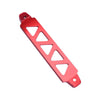 Universal Fit Red Aluminum Car Battery Holder Mount Kit with J-Hooks