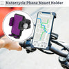 Motorcycle Purple Phone Mount Holder 4.7-7.2