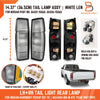Nissan D21 Rear Tail Lights White Lens (1986-1993)