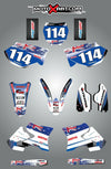 Yamaha YZ 125 Custom Graphic Kit AUSSIE PRIDESTYLE (2006-2007)
