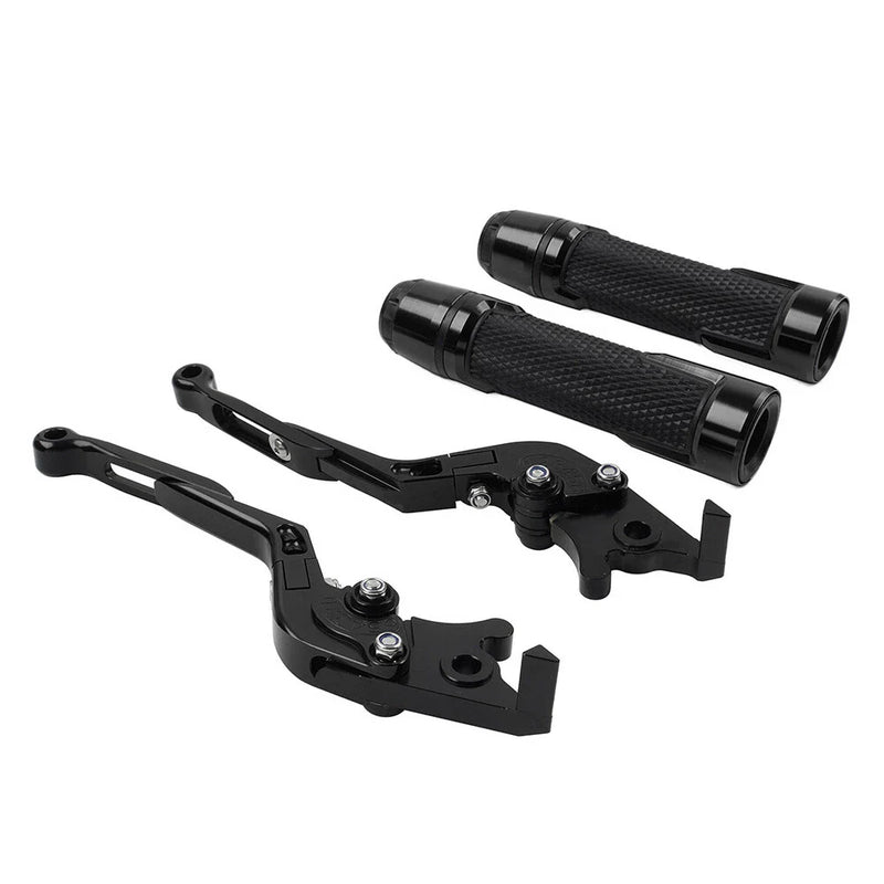 BMW F800GS / ADV Black Extendable Brake Clutch Lever Grip (2008-2018)