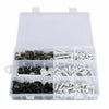 Motorcycle 198 PCS Silver Fairing Screws & Clamps