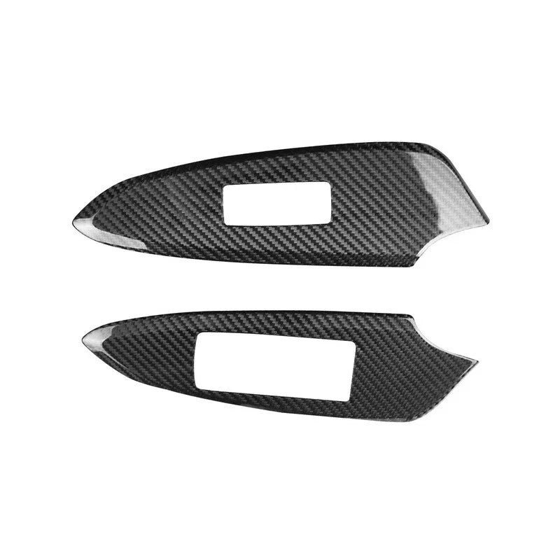 Lexus RC 2015-2022 100% Dry Carbon Fiber Window Lift Switch Panel Cover Trim