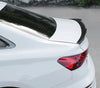 Audi A3 S3 Sedan Rear V Style Boot Spoiler Wing Carbon Fiber (2021-2023)