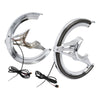 Honda Goldwing Brake Rotor Covers LED Amber Light Smoke Lens (18-25)