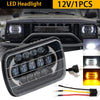 Toyota Pickup Brightest 5x7" 7x6" Rectangle LED Hi/Lo Headlight (2016-2023)