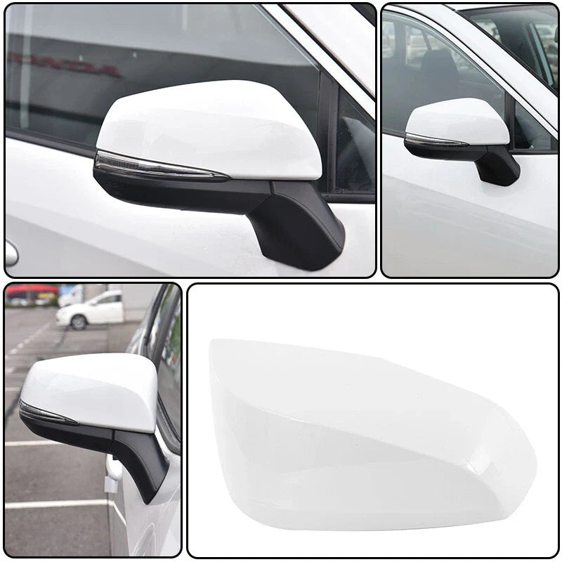 Toyota RAV4 White Right Passenger Side Rearview Mirror Cap Cover (2019-2022)