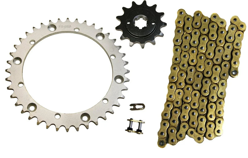 Yamaha Blaster 200 Gold 520x92 O-Ring Drive Chain & 13/40 Sprockets