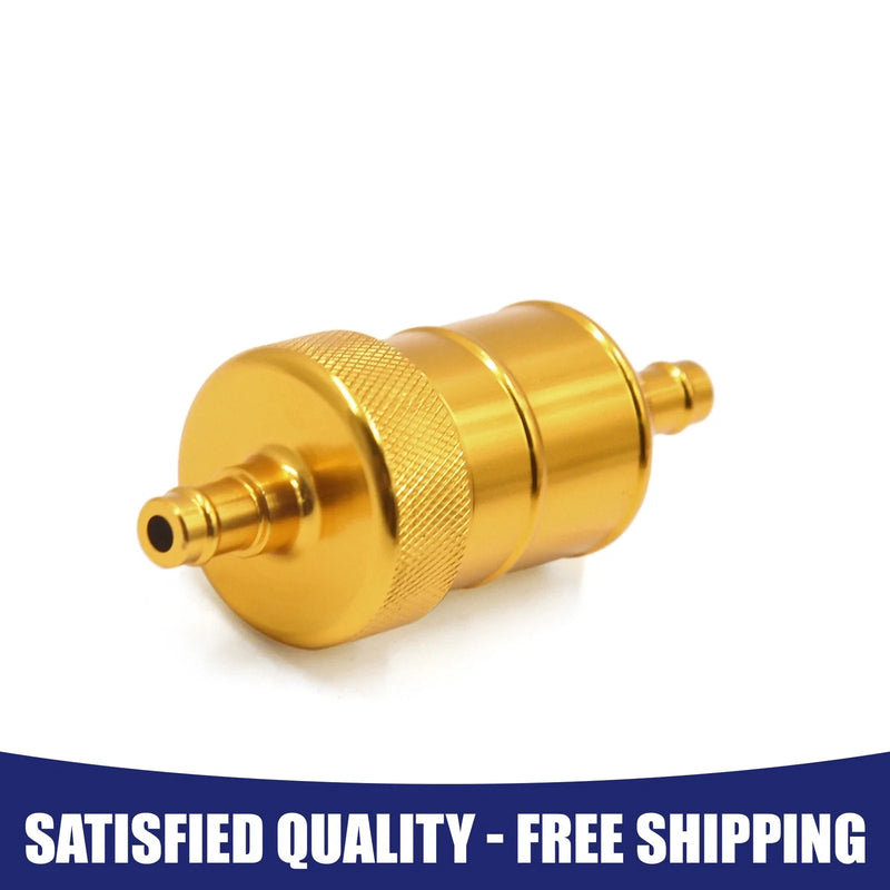 Motorcycle Inline Gas Oil Fuel Filter 8mm Inner Hose